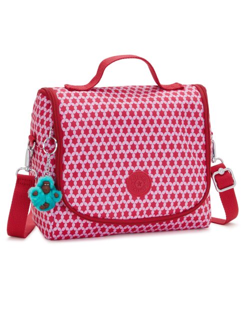 Lunch bag New Kichirou imprimé rose/rouge - 23x12.5x20.5 cm